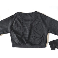 Seamless Yoga Pants and Crop Top Fitness Set for Women