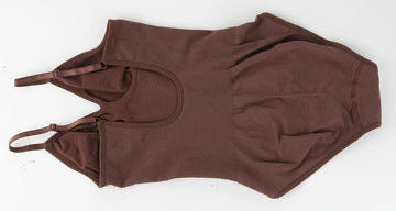 Women’s Bodysuit Tummy Control Shapewear Seamless Racerback Body Suit Body Sculpting Shaper Tank Top (Brown Medium)