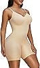 YIANNA Bodysuit for Women Seamless Shapewear Tummy Control Sculpting Body Shaper Butt LifterYA5218-Beige-XXS/XS